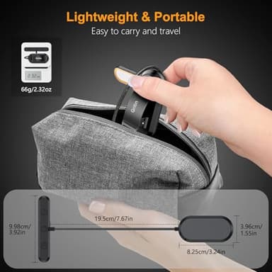 Gritin Rechargeable Book Light for Reading in Bed with 19 LED &Memory Function-Eye Caring 3 Color Temperatures,5 Brightness Levels,80 Hrs Runtime Flexible Goose Neck Clip on Light for Book Lovers - Image 8
