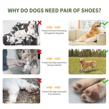 MOOB Dog Shoes for Large Small Medium Dogs - Breathable Dog Boots for Summer Hot Pavement, 4 Pcs Medium Dog Booties with Rugged Anti-Slip Dog Booties for Hardwood Floor（Size 5）, Grey#2 - Image 6