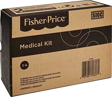 Fisher-Price Doctor Playset Medical Kit 7-Piece Toy for Dress Up and Preschool Pretend Play Ages 3+ Years - Image 2