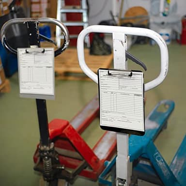 Officemate Magnetic Clipboard with Low Profile Clip, Black, Recycled Plastic (83215) - Image 2