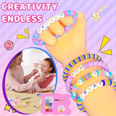 Gifts for Girls 4-12, Decorate Your Own Water Bottle Kits for Girls, Unicorn Diamond Painting Toys & Friendship Bracelet Kit, Fun Arts Crafts for Kids Ages 4-6-8-10, Birthday Gifts Toys for Kids - Image 3