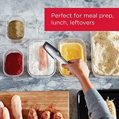 Rubbermaid Brilliance BPA-Free Airtight Food Storage Containers, 24-Piece Set, Easy for Meal Prep, Lunch & Leftovers - Image 3