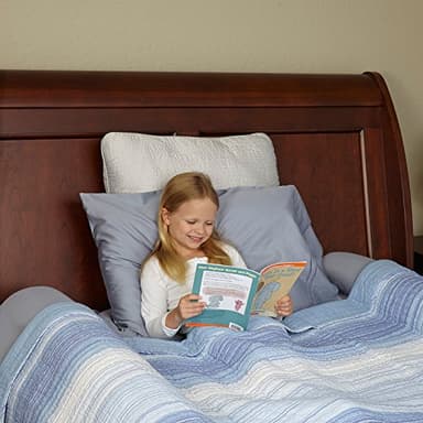 hiccapop [2-Pack] Foam Bed Bumpers for Toddlers, Toddler Bed Rails w/ Water-resistant Cover, Bed Guard Rail for Toddlers for Twin, Queen, King Beds - Image 6