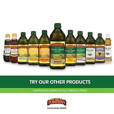 Pompeian USDA Organic Robust Extra Virgin Olive Oil, Contains Polyphenols, First Cold Pressed, Full-Bodied Flavor, Perfect for Salad Dressings & Marinades, 16 FL. OZ - Image 7
