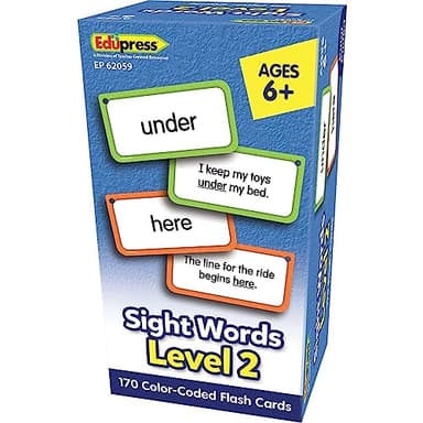 Edupress™ Sight Words Flash Cards - Level 2 - Image 1