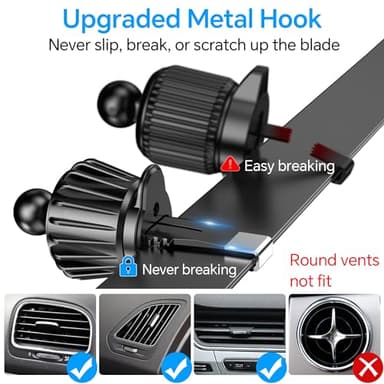 Coolpow for MagSafe Car Mount【Windshield+Vent+Dash】Magnetic Phone Holder for Car Phone Holder Mount Cell Phone Holders for Your Car Accessories Suction Cup Stand for Garmin GPS for iPhone 17 16 15 14 - Image 9