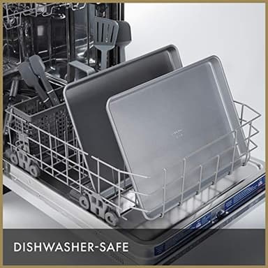 Calphalon Premium Nonstick Baking Pans Set of 2, 12 x 17 inch, Silverware, Heavy Gauge Steel Core - Image 4