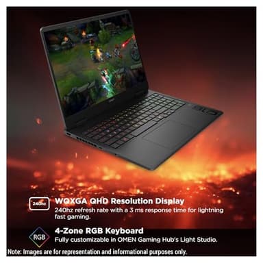 HP OMEN 16 Gaming Laptop, Intel Ultra 9-285H, 32 GB DDR5 RAM, 2 TB PCIe SSD, 16" WQXGA (2560x1600) 240Hz Display, Nvidia G-Force RTX 5070, RGB Backlit Keyboard, W11 Home, Shadow Black - Image 3