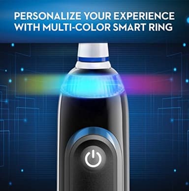 Oral-B 7500 Electric Toothbrush with Replacement Brush Heads and Travel Case, Black - Image 3