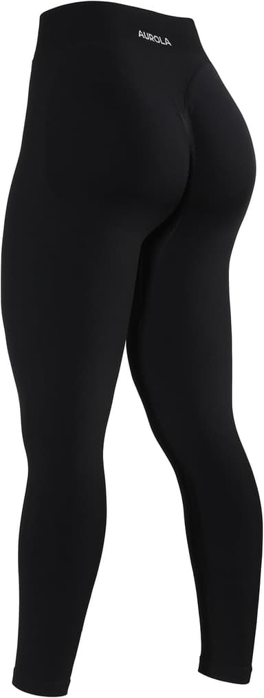 AUROLA Influence Workout Leggings for Women, Seamless Compression Tummy Control Leggings Mid Rise Yoga Pants - Image 1