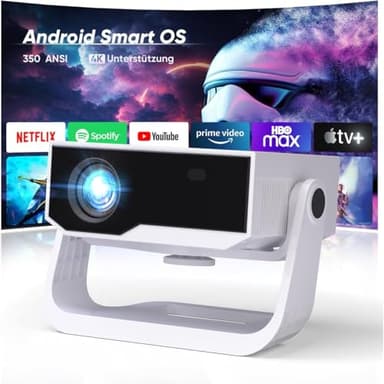 Wielio Projector with WiFi and Bluetooth, 1000+ Apps Installed, Electronic Focus & Auto Keystone, Low Fan Noise, Zoom, Native 1080P 4K Support Portable Mini Video Projector Outdoor Indoor - Image 10