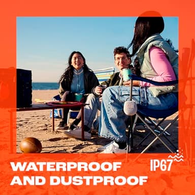 JBL Clip 5 - Ultra-Portable, Waterproof & Dustproof Bluetooth Speaker, Big Pro Sound with Punchy bass, Integrated Carabiner, Up to 12 Hours of Play, Made in Part with Recycled Materials (Squad) - Image 2