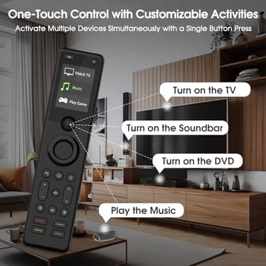 SofaBaton X1S Universal Remote with Hub, Universal Remote Control with One Touch Activities, Customize SofaBaton APP, Compatible with 60 Devices, Compatible with Alexa Google Assistant, Raise to Wake - Image 3