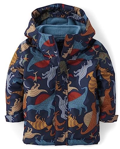 The Children's Place,and Toddler Heavy 3 in 1 Winter Jacket, Wind-resistant Water-resistant Shell, Fleece Inner,18-24 Monts - Image 1
