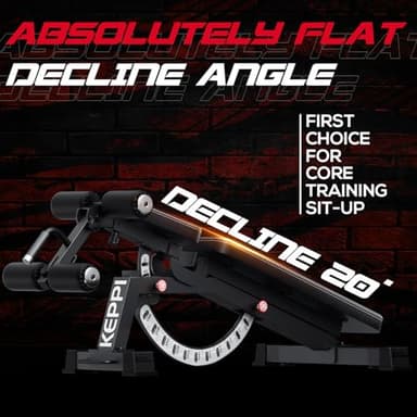 Keppi 1200LB Weight Bench, Heavy Duty Bench1000 PRO Adjustable Workout Bench Press Set for Home Gym Strength Training, Removable Foot Catch for Incline Flat Decline Sit Up Bench for Full Body Fitness - Image 3