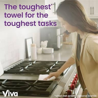 Viva Signature Cloth Paper Towels, 12 Triple Rolls, 129 Sheets per Roll - Image 6