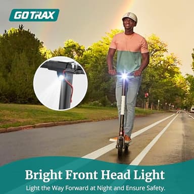 Gotrax GXL V2 Electric Scooter, 8.5" Solid Tire, Max 9 Mile and 15.5Mph Speed Power by 250W Motor, Lightweight 25.95lb, Cruise Control Aluminum Alloy Frame Foldable Commuting Escooter for Adults 13+ - Image 9