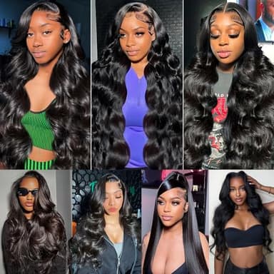 Body Wave Lace Front Wigs Human Hair 13x6 Lace Front Wigs Human Hair 200% Density 26 Inch 13x6 HD Lace Frontal HumanHair Wigs for Black Women With BabyHair - Image 8