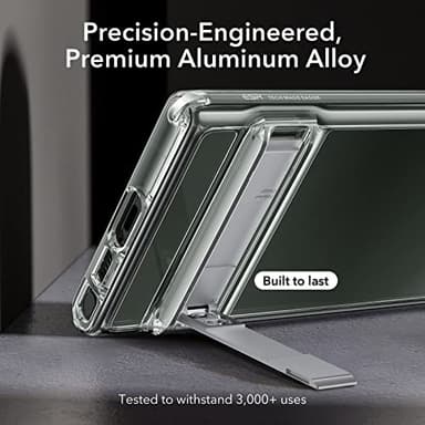 ESR for Samsung Galaxy S23 Ultra Phone Case, 3 Stand Modes Kickstand for S23 Ultra Cover, Military-Grade Drop Protection, Slim Fit, Boost Series Case, Clear - Image 4