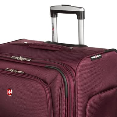 SwissGear Sion Softside Expandable Luggage, Merlot, 3-Piece Set (21/25/29) - Image 8