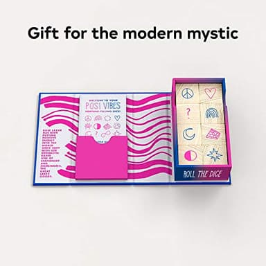 Chronicle Books Posi Vibes Fortune-Telling Dice, Multicolor - Image 4