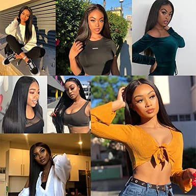 10A Brazilian Straight Human Hair Bundles 18 20 22 Inch 100% Unprocessed Virgin Straight Weave 3 Bundles Deals Human Hair - Image 9