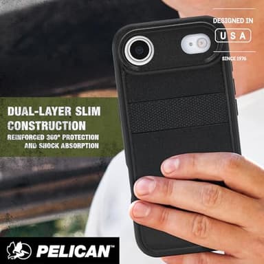 Pelican Protector iPhone Air Case [Compatible with MagSafe] Rugged Magnetic Phone Case with 16ft Military-Grade Drop Protection - Heavy Duty Phone Cover for iPhone Air - Black - Image 6