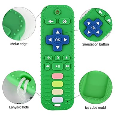 Chuya Remote Teethers Silicone Baby Teething Toys TV Remote Teether Toy - Image 3