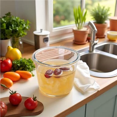 H.JSS WDJS 24 Oz Glass Food Storage Container, 3 Cup Round Glass Soup Container with Airtight Lids, Round Food Containers, Leakproof Soup Storage Container, DishwasherMicrowave & Freezer Safe (4 Pack) - Image 8