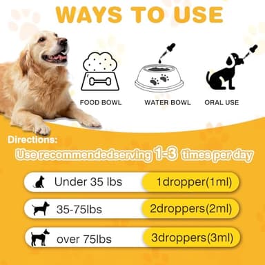 Natural Yeast Infection Treatment for Dogs,Supports Healthy Itch Relief,Inflammation Relief,Allergy Relief & More,Dog Ear Infection Treatment,Itch Relief for Dogs,Ear Infection Treatment for Dog - Image 6