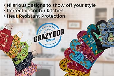 Crazy Dog T-Shirts If I Have to Stir It's Homemade Funny Cooking Graphic Kitchen Accessories Funny Graphic Kitchenwear Cool Food Novelty Cookware Purple Oven Mitt - Image 7