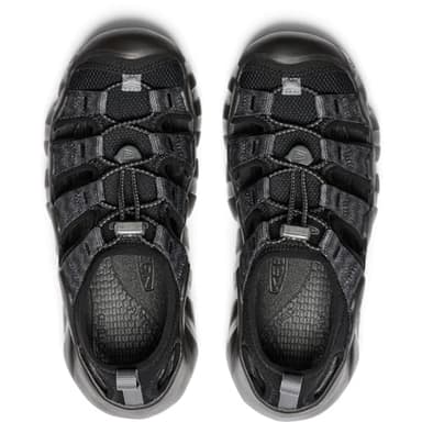 KEEN Women's Hyperport H2 Breathable Easy On Comfortable Hiking and Water Sandals, Black/Steel Grey, 7 - Image 5