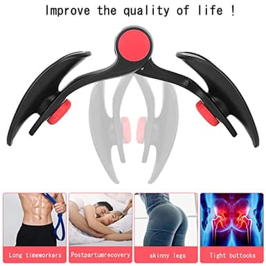 TINRIEF Thigh Master Hip Trainer Kegel Exerciser, Pelvic Floor Trainer, Kegel Trainer for Postpartum Rehabilitation, Trimmer Inner Thigh, Thigh Toner Workout - Image 5