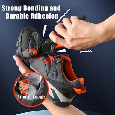 PHIXBEAR Professional Grade Shoe Glue Repair Adhesive, Heavy Duty Shoe Goo: Low Odor, No White, No Hard, 1.05 fl oz - Image 2