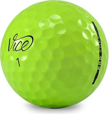 VICE Golf Pro Soft Lime Golf Balls - Image 3