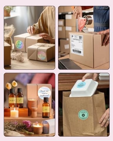 MUNBYN Bluetooth Thermal Label Printer 941B, Wireless 300DPI 4x6 Shipping Label Printer for Small Business, Compatible with Windows, Mac, iPhone, Android, PC, Ebay, Amazon, Shopify, Etsy, USPS (Pink) - Image 7