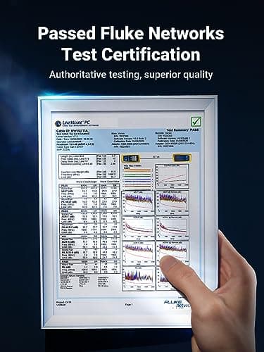 UGREEN Cat 8 Ethernet Cable 25FT, High Speed Braided 40Gbps 2000Mhz Network Cord Cat8 RJ45 Shielded Indoor Heavy Duty LAN Cables Compatible for Gaming PC PS5 PS4 PS3 Xbox Modem Router 25FT - Image 6