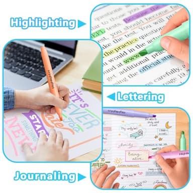 YEGEER Highlighters Bulk, Chisel Tip Dry-Quickly Highlighter Markers, 108 Count-6 Assorted Colors Highlighters Bulk Pack for Adult Kids, Office Classroom Must Have, School Supplies for Teachers - Image 5