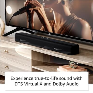 Amazon Fire TV Soundbar, 2.0 speaker with DTS Virtual:X and Dolby Audio, Bluetooth connectivity - Image 2