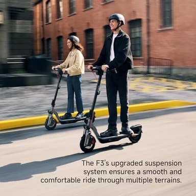Segway Ninebot F3 Electric Scooter, 20 MPH w/ 44-Mile Range, 10" Tubeless Tires, Front Hydraulic & Rear Elastomer Suspension, UL2271/2272 Certified - Image 5