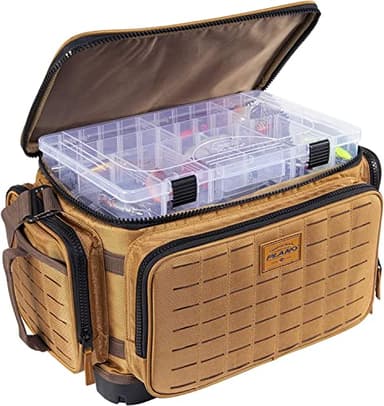 Plano Guide Series 3700 Tackle Bag, Large, Beige 1680 Denier Fabric with Waterproof Base, Includes 6 StowAway Utility Boxes, Premium Fishing Storage for Baits & Lures - Image 4