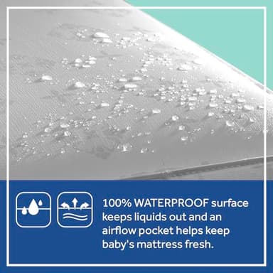 Sealy Baby Airy Night Diamond Breathable Crib Mattress, Made in USA, GREENGUARD GOLD Certified, Supportive & Sustainable Mesh Surface, 2 Stage, Toddler Bed Fit, Safety & Quality Tested, 52x28" - Image 3