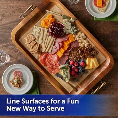 Reynolds Kitchens Unbleached Parchment Paper Roll, Non Stick Parchment Paper for Cooking and Baking, Oven Safe up to 425 Degrees, Chlorine-Free, 45 Feet x 12 Inches, 45 Total Sq. Ft. - Image 5