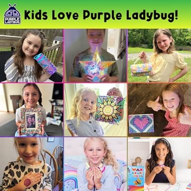 PURPLE LADYBUG Rainbow Holographic Scratch Art Mini Notes - 150 Sheets with Wooden Stylus, Classroom Must Have, Back to School Gift, School Essentials, Teen Girl Gifts - Image 7