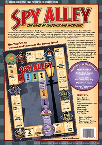 Spy Alley Mensa Award Winning Family Strategy Board Game - Image 3