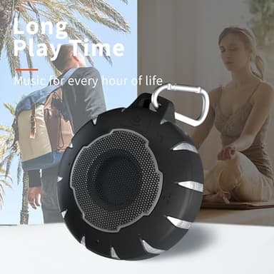 HEYSONG Waterproof Shower Bluetooth Speaker, Durable & Portable with Clear Sound, Ideal for Shower, Pool, Beach & Kayaking – Great Gift for All Ages - Image 7