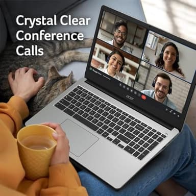 Acer Chromebook 315 Laptop (15.6" FHD, Intel Celeron N4500, 4GB RAM, 128GB Storage (64GB eMMC + 64GB SD Card) Home & Student, Long Battery Life, Numeric KB, Wi-Fi, Webcam, IST Hub, Chrome OS, Silver - Image 5