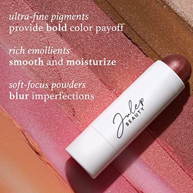 Julep Skip The Brush Cream to Powder Blush Stick - Muted Mauve - Blendable and Buildable Color - 2-in-1 Blush and Lip Makeup Stick - Image 4