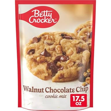 Betty Crocker Walnut Chocolate Chip Cookies, Cookie Baking Mix, 17.5 oz - Image 1