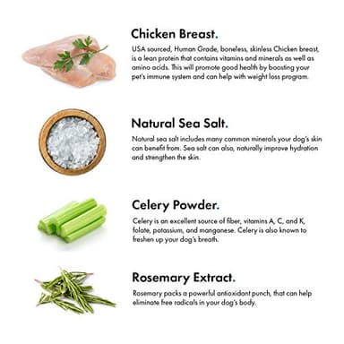 Pet Jerky Factory Premium Whole Muscle Chicken 5 oz. Dog Jerky Treats | 100% Human Grade | USA Made | High Protein | Grain Free | Limited Ingredients | No Filler | BHA-BHT Free | Chewy Texture - Image 3